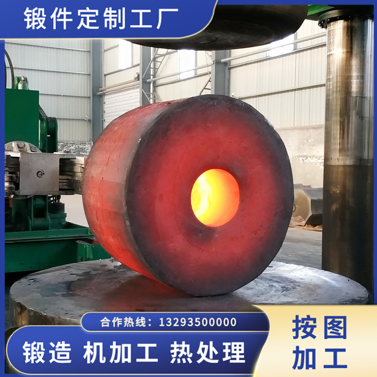 單傳動輥壓機筒鍛件